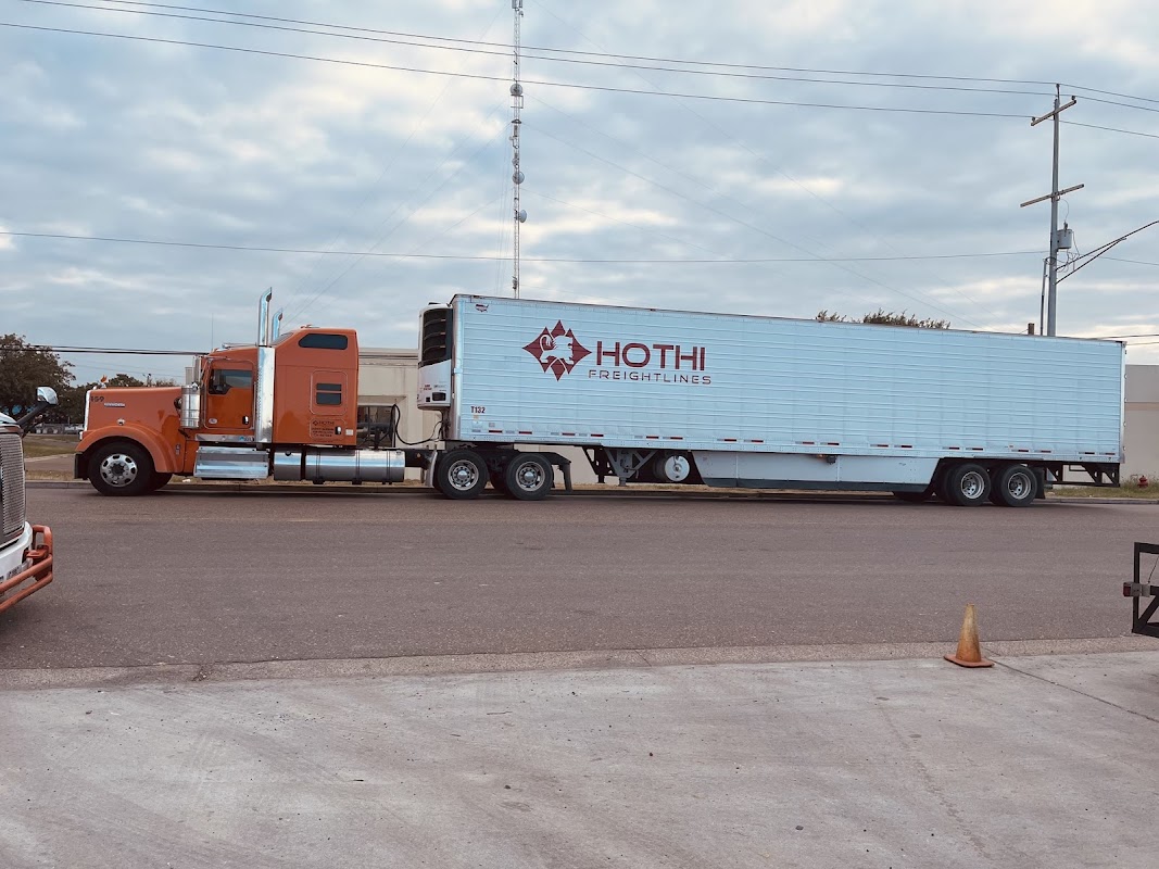 Truck repair shop interior
